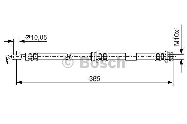 BOSCH Тормозной шланг 1 987 476 110