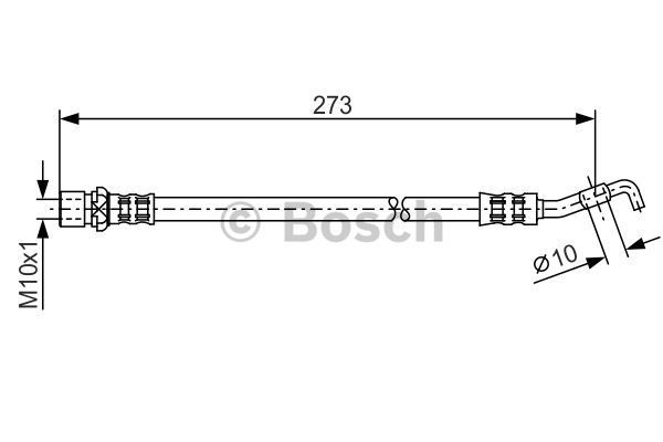 BOSCH Тормозной шланг 1 987 476 212