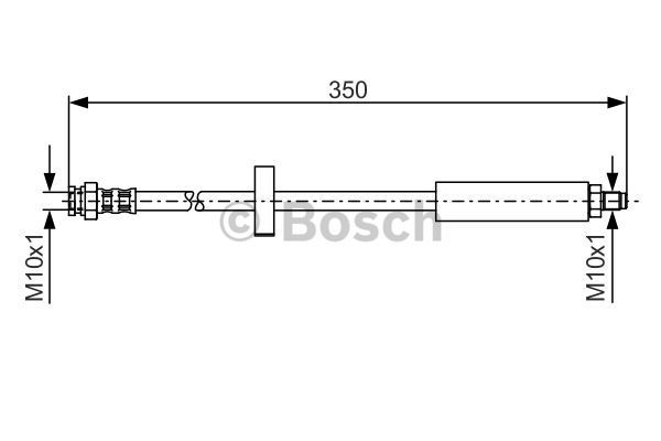 BOSCH Bremžu šļūtene 1 987 476 520