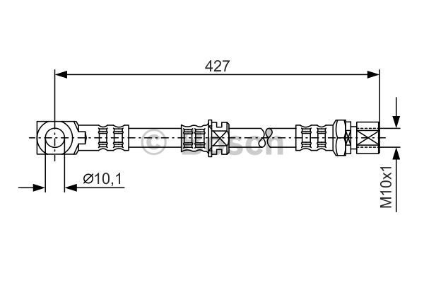 BOSCH Тормозной шланг 1 987 476 690