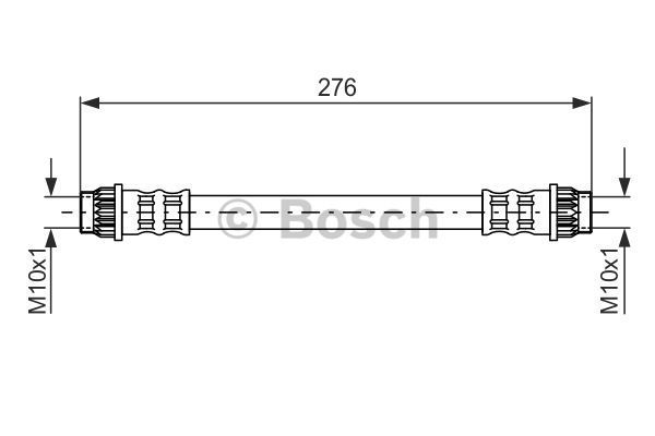 BOSCH Bremžu šļūtene 1 987 476 712