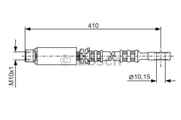 BOSCH Тормозной шланг 1 987 476 805