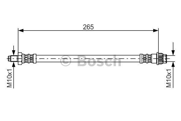 BOSCH Тормозной шланг 1 987 476 948