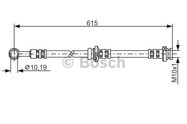 BOSCH Тормозной шланг 1 987 476 998