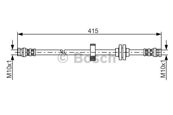 BOSCH Тормозной шланг 1 987 476 999