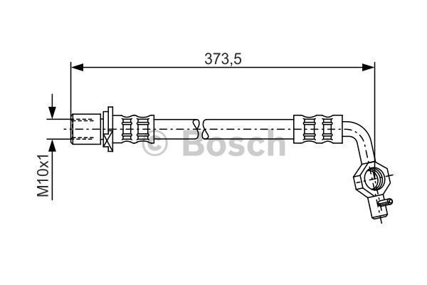 BOSCH Bremžu šļūtene 1 987 481 040