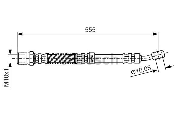 BOSCH Тормозной шланг 1 987 481 144