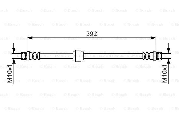 BOSCH Тормозной шланг 1 987 481 188