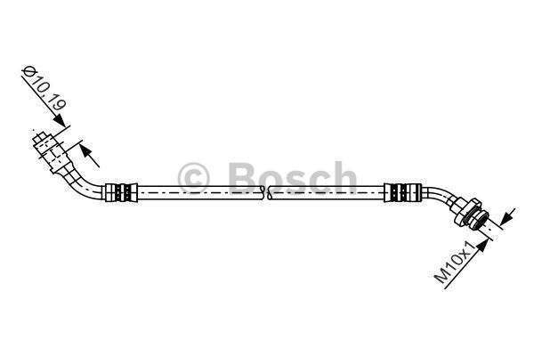 BOSCH Тормозной шланг 1 987 481 227