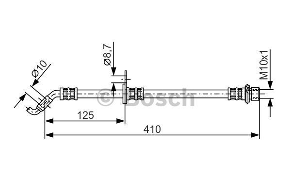 BOSCH Тормозной шланг 1 987 481 360