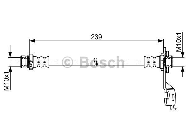 BOSCH Bremžu šļūtene 1 987 481 764