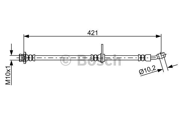 BOSCH Тормозной шланг 1 987 481 856