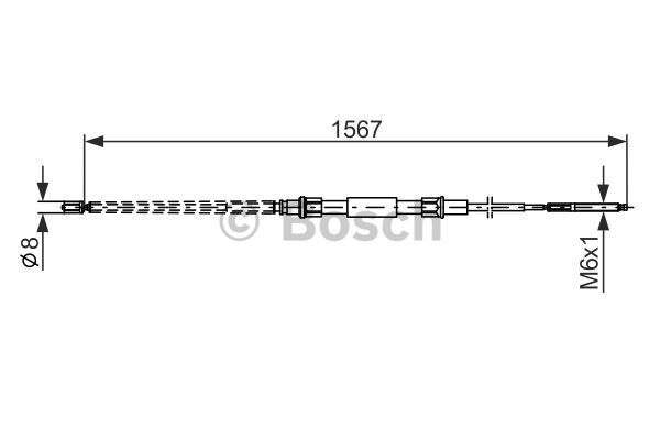 BOSCH Trose, Stāvbremžu sistēma 1 987 482 104