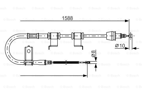 BOSCH Trose, Stāvbremžu sistēma 1 987 482 359