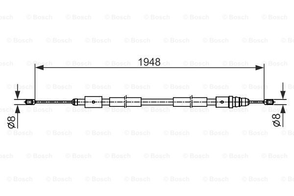 BOSCH Trose, Stāvbremžu sistēma 1 987 482 541