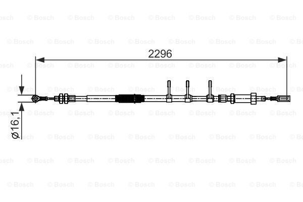 BOSCH Trose, Stāvbremžu sistēma 1 987 482 595