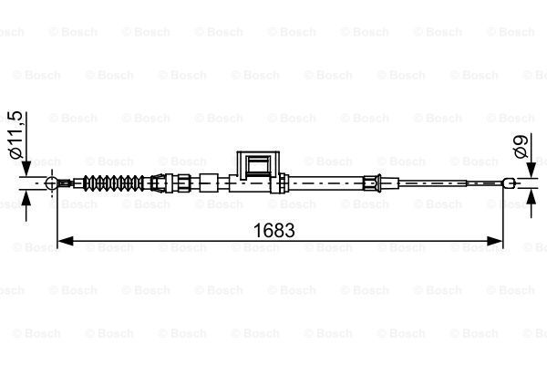 BOSCH Trose, Stāvbremžu sistēma 1 987 482 645