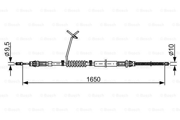 BOSCH Trose, Stāvbremžu sistēma 1 987 482 712