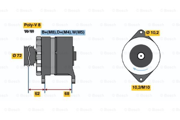 BOSCH Ģenerators 6 033 GB3 033