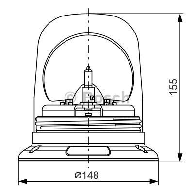 BOSCH Mirgojošā gaismas signāla lukturis 7 782 322 021