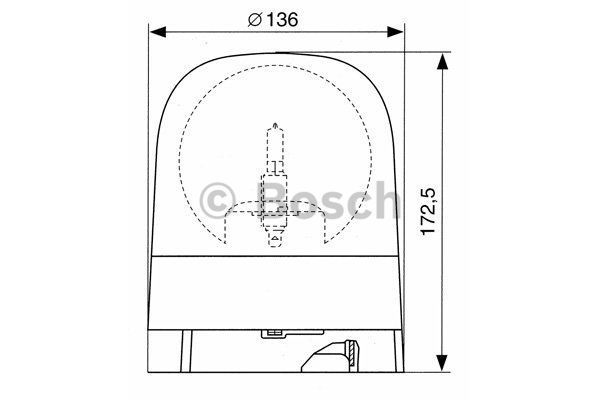 BOSCH Mirgojošā gaismas signāla lukturis 7 782 374 005