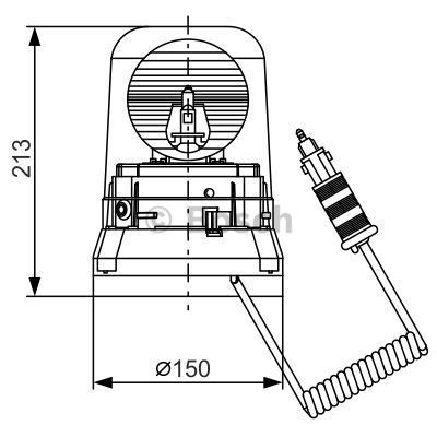 BOSCH Mirgojošā gaismas signāla lukturis 7 782 374 420