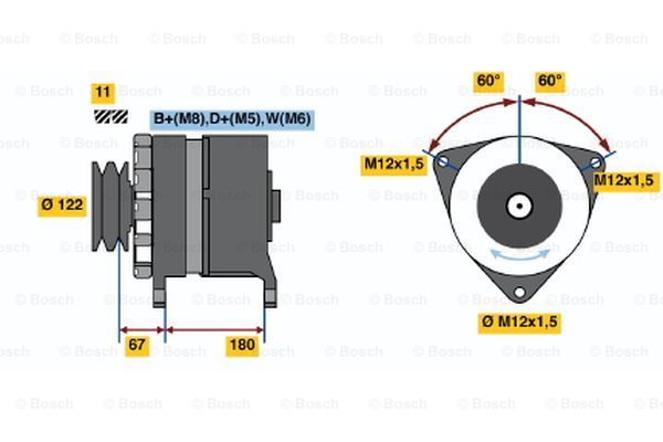 BOSCH Ģenerators 9 120 456 048