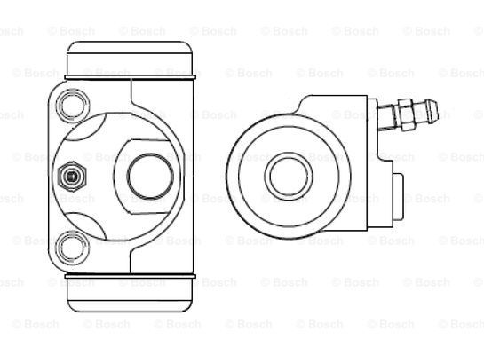 BOSCH Riteņa bremžu cilindrs F 026 002 374