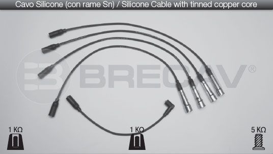 BRECAV Augstsprieguma vadu komplekts 02.506