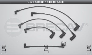 BRECAV Комплект проводов зажигания 18.516