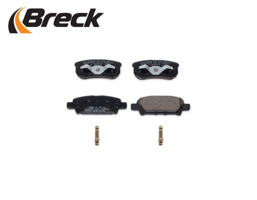 BRECK Комплект тормозных колодок, дисковый тормоз 24014 00 702 10