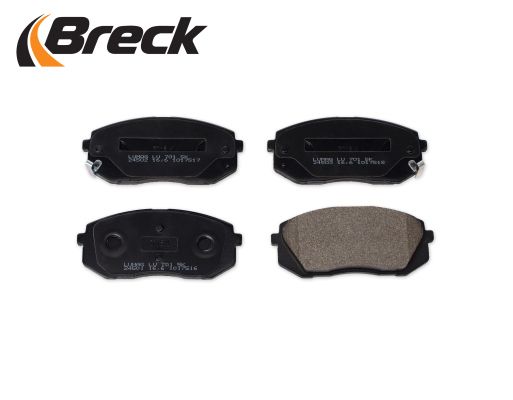 BRECK Комплект тормозных колодок, дисковый тормоз 24501 00 701 00