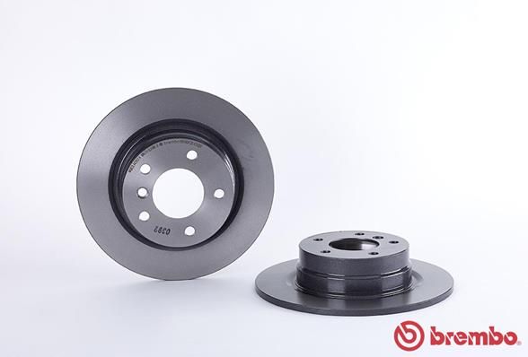 BREMBO Bremžu diski 08.A205.11