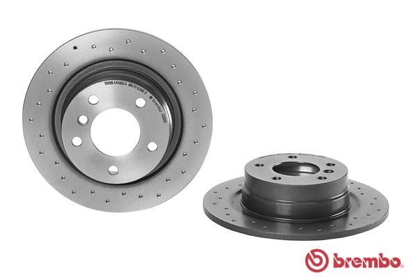 BREMBO Bremžu diski 08.A205.1X