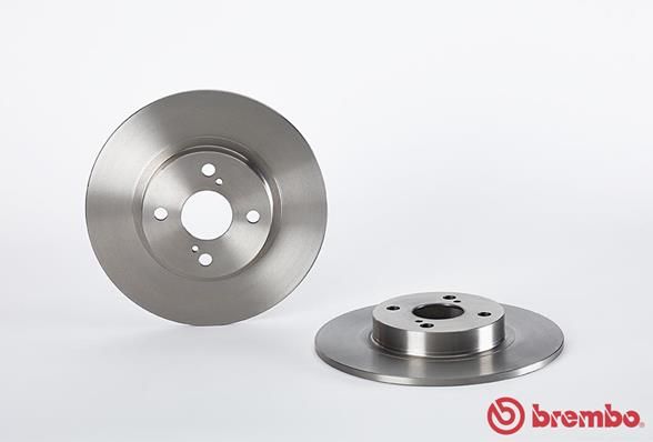 BREMBO Тормозной диск 08.A298.10