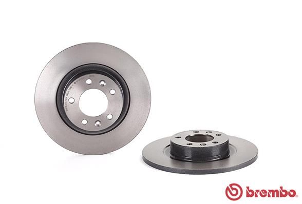 BREMBO Bremžu diski 08.A615.11