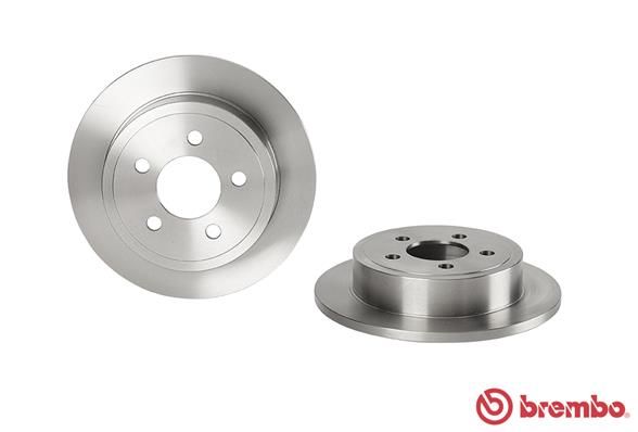 BREMBO Тормозной диск 08.A636.10