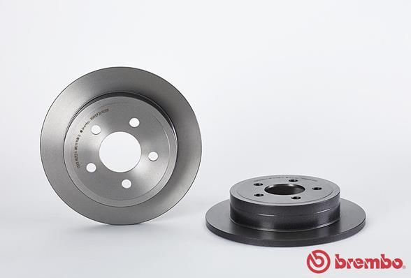 BREMBO Тормозной диск 08.A636.11