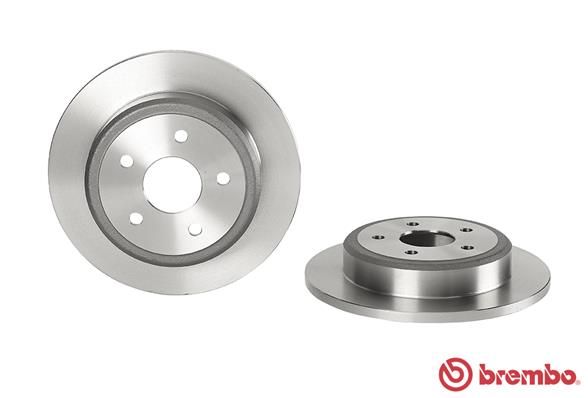BREMBO Тормозной диск 08.A863.10