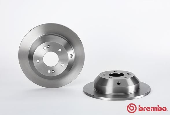 BREMBO Bremžu diski 08.B605.10