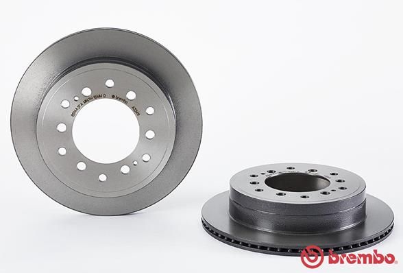 BREMBO Bremžu diski 09.A334.10