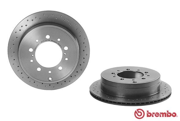 BREMBO Bremžu diski 09.A967.1X