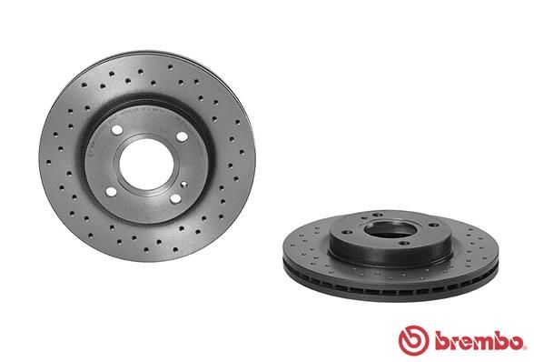 BREMBO Тормозной диск 09.A968.2X