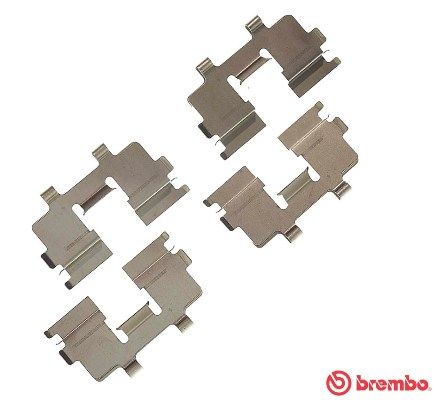 BREMBO Комплектующие, колодки дискового тормоза A 02 287