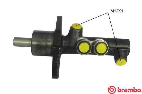 BREMBO Galvenais bremžu cilindrs M 24 015