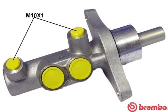 BREMBO Galvenais bremžu cilindrs M 68 078