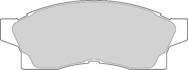 BREMBO Комплект тормозных колодок, дисковый тормоз P 83 033