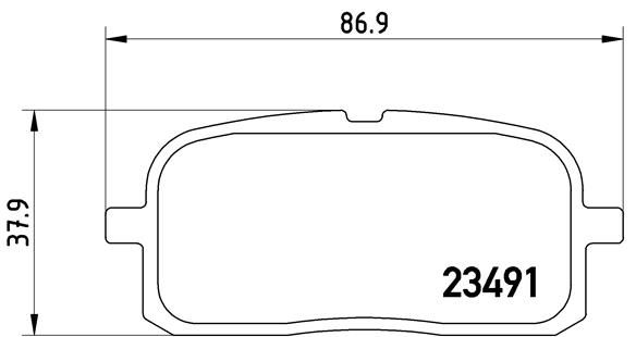 BREMBO Bremžu uzliku kompl., Disku bremzes P 83 116