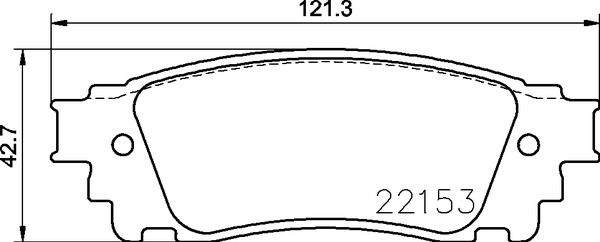 BREMBO Комплект тормозных колодок, дисковый тормоз P 83 166