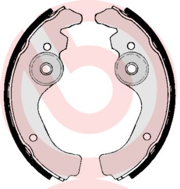 BREMBO Комплект тормозных колодок S 23 502